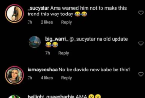 “Be Like This Babe Na For Everybody” – Reactions Trail Photo And Video Of Cross With Davido’s Alleged Girlfriend, Ama Reginald
