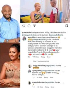 “Continue With Your New Bag Of Rice And Let Our Classy Queen Be” - May Edochie Thanks Fan Who T@ckled Yul Edochie For Getting A 2nd Wife