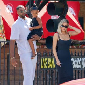American model and socialite, Khloe Kardashian has reacted to a viral video of her baby daddy Tristan Thompson, holding hands with a mystery woman in Greece, days after multiple news outlet confirmed she's expecting another baby with the NBA star via Surrogate.