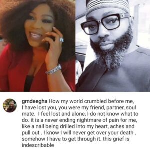 "I Feel Lost & Alone, I Will Never Get Over Your De@th"- Ada Ameh's Partner Grieves