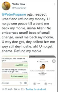 “You All Are Selfish And Greedy” – Singer, Peter Okoye Tell Fraud Victims, Reveals Why