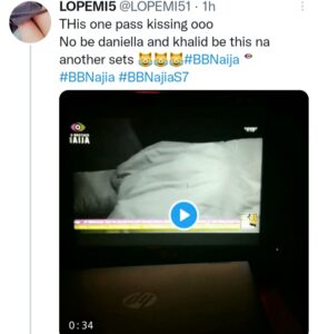 "She Messed Up, Too Che@p, Bryan Was Right"- Reactions As Bbnaija Daniella & Khalid Get Busy Under The Duvet In Week One Of The Show