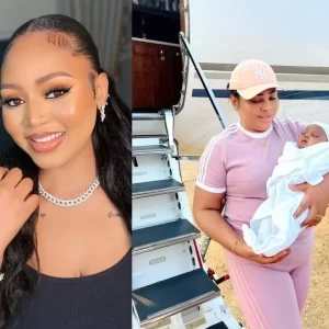 Actress, Rita Daniels arrives Nigeria with mom, Rita Daniels and second son after almost 2months in Jordan (Photos)