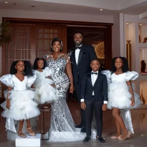 "I Have Never Moved Without Your Permission & Blessings, My Love"- Mercy Johnson Celebrates 11th Wedding Anniversary (Photos)