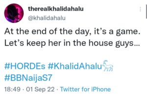 "Stop Chasing Clout With Our Girl, We Don't Need Your Votes Anymore"- Daniella Fans Bl@st Khalid After He Made A U-turn Again In Reaction To Daniella Crying 