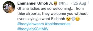 "Your Present Achievement In Life Is Courtesy Of Liquorose"- Fan Tells Emmanuel Umoh After He Revealed The Kind Of Women He Likes