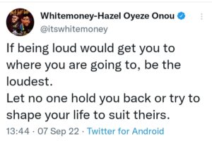 Reality TV Star, Whitemoney Reacts To Tega's Comment About Phyna Trying To Be Anno¥ingly Loud Like He Was In SYE 