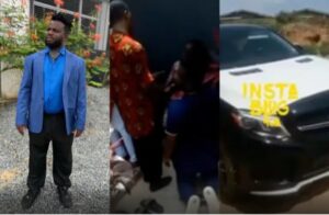 Skit Maker, Sabinus Involved In Ghastly Motor Acc!dent Hours After Secretly Engaging His Fiancee (VIDEO /PHOTOS)