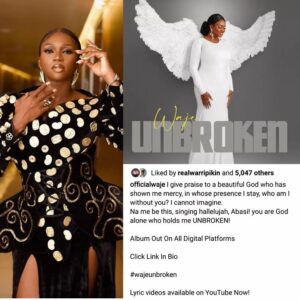 "God Has Shown Me Mercy"- Singer, Waje Celebrates 42nd Birthday, Releases Gospel Album 
