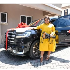 Mercy Chinwo In Tears As Her Husband Gifts Her A Brand New Car For Her 31st Birthday (Video)