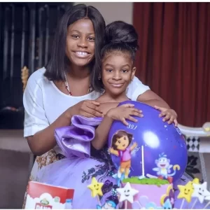 "I Gatchyu For Life"- Actress Uche Elendu Shares Adorable Photos Of Her Kids 
