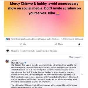 "Mercy Chinwo Is Inviting Trouble Into Her Home, One Investigation Will Bust A Lot"- Lawmaker, Maria Ude Nwachi