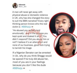 "A Man Will Never Get Away With D0m€stic V!0l£nce In Uk,...Why T@rnish His Image?" - Man Makes A Case For Sheggz Alleged Domestic Vi0l€nce By His Ex-girlfriend (Details