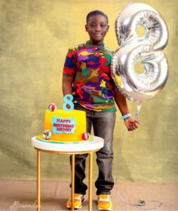 "May God Guide You In His Path......"- Mercy Johnson & Husband Celebrates Son, Henry On His 8th Birthday (PHOTOS/VIDEO)