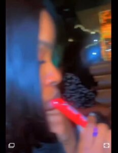 "How Can You Be Sm0king Shisha In Someone's Burial"- Netizens Dr@g Bella Okagbue (VIDEO)