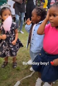 "Birthday Boy Don Fall In Love"- Reactions As Davido & Chioma Organise Birthday Party For Ifeanyi (VIDEOS)