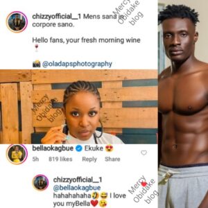 "Do Me I Do You "- Reactions as BbNaija, Bella Calls Her Fellow Co Housemate, Chizzy 'Ekuke' Months After He Called Her Same Name
