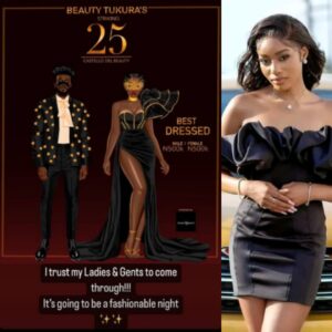 BBNaija, Beauty Plans To Gift Best Dressed Male And Female Guest At Her 25th Birthday Party The Sum Of....