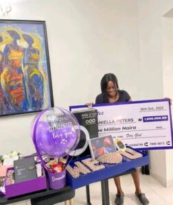 BBnaija, Daniella Receives Money , iPhone 14 And Other Gifts From Fans (Video/Photos)