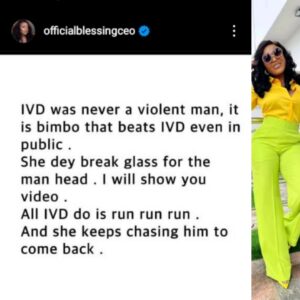 IVD Did Not K!ll His Wife Or Even Hurt Her, Bimbo Was A V!0lent Person And Su!cid@l Victim", Relationship Expert, Blessing CEO Reveals , Drops Evidence..