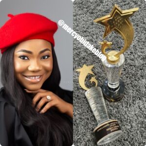 Gospel Singer, Mercy Chinwo Wins African Female Gospel Artist Of The Year At The 2022 Clima Awards.