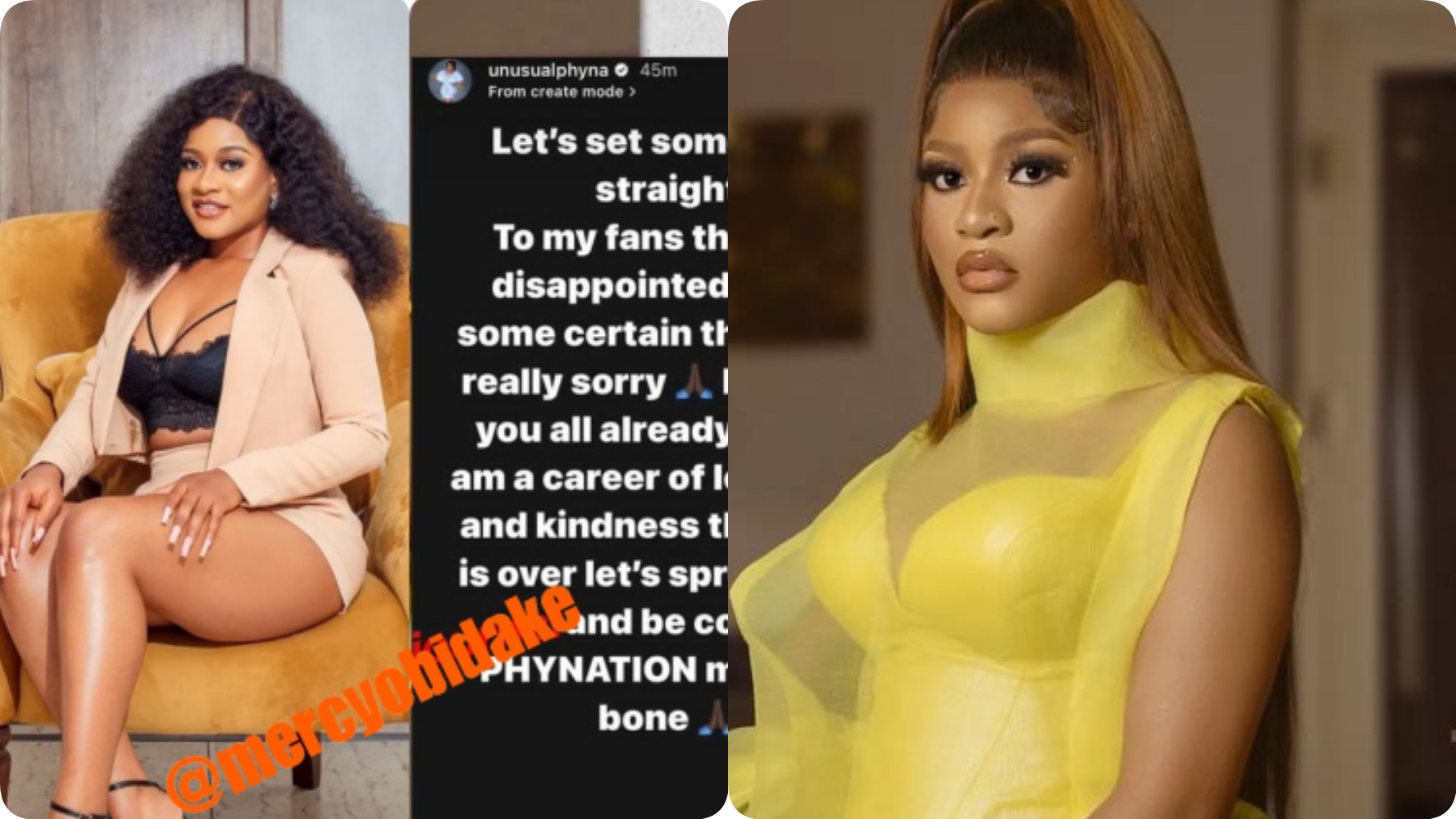 Bbnaija Level Up Winner, Phyna Pens An Apology To Her Fans (Details)