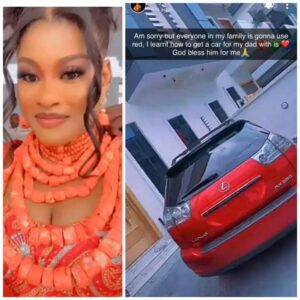 "Everyone In My Family Will Use Red..."- Phyna Writes As She Gifts Her Dad A Multimillion Naira Lexus Weeks After Buying A House (Photos/Video)    
