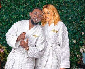 "18 years of friendship.  14 years of marriage" AY Makun and wife celebrates 14th wedding anniversary with beautiful family photo