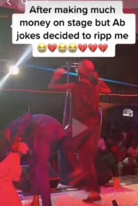Comedian and Skitmaker correctaboki Ij tear as they ripp him ab jokes pocolee
