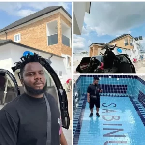 Skitmaker, Sabinus Completes His House With His Dream Swimming Pool (PHOTOS)