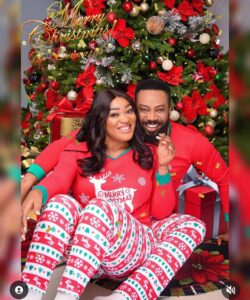 " I Am Under The Same Tree With Somebody's Daughter Now "- Nollywood Actor, Fredrick Leonard Grateful To God As He Celebrates His First Christmas As A Married Man (PHOTOS)