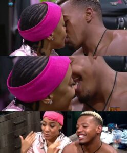 Yvonne and juicy Jay kissing