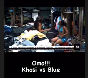 Khosi and blue