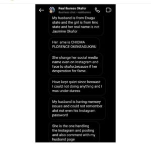 "Jasmine is my daughter not my girlfriend"- Mr Ibu replies wife & gistlover