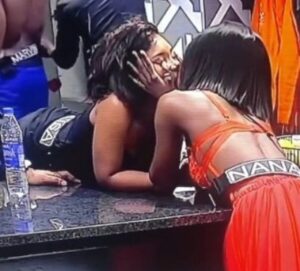 "14 Years In Kirikiri Prison Awaits Nana"- Reactions As Nana Openly Kissed A Fellow Female Housemate, Nana (VIDEO)