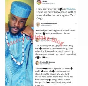 "Your Entire Generation Will Never Kn0w Pe@ce, How Can You Be So V!le Over A Bl00dy Entertainment Show"- Ebuka's Wife Bl0ws Hot Over De@th Thre@t On Her Husband 