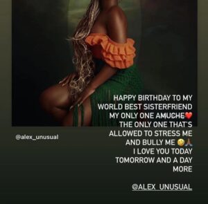 Alex Unusual birthday 