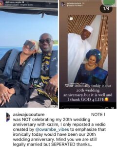 First Wife Of Mercy Aigbe's Husband Speaks As They Spend Valentine Vacation In Maldives (DETAILS)