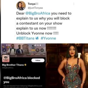 yvonne blocked on twitter