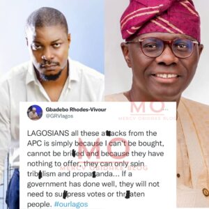 "I Refused To Be Bought And Bribed"- Labour Party Lagos Governorship Candidate, Gbadebo Rhodes Vivour Reveals Why APC Is Att@cking Him Days After Being Called Out For Insulting The Yoruba Race