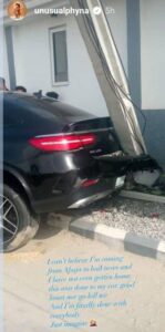 Phyna car ruined