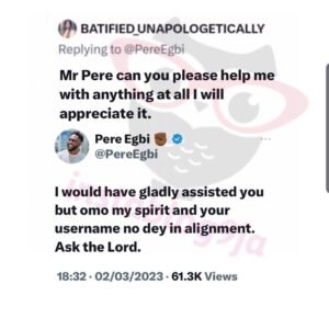 Pere on Tinubu supporter