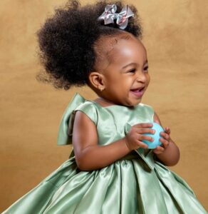 "Daddy's Princess, You've Made Fatherhood So Joyous & Beautiful"- Singer, GUC & Wife Celebrate Daughter's First Birthday (PHOTOS)