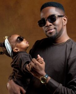 "Daddy's Princess, You've Made Fatherhood So Joyous & Beautiful"- Singer, GUC & Wife Celebrate Daughter's First Birthday (PHOTOS)