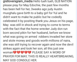 "Judy Austin Reportedly Welcomed Baby Girl 3 Weeks Ago, May Edochie Lost Millions Of Naira From Her Shop..."- Popular Gossip Blogger Reveals