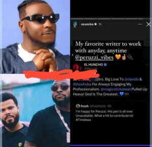 Peruzzi on Davido