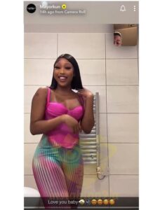 "Love You Baby"- Singer, Mayorkun Writes As He Finally Unveils His Girlfriend (PHOTOS)
