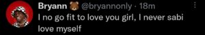 Bryann on love