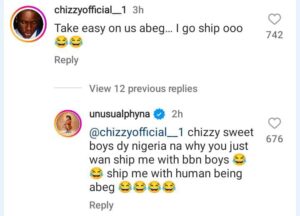 Phyna on Chizzy