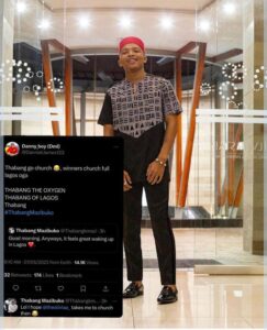 "Olivia Run O This Smally Wan Use You Cash Out As Blue Aiva Take Use Kanaga And Yemi Fanbase Take Dey Cash Out"- Reactions As Thabang Tweets About Olivia (Details)